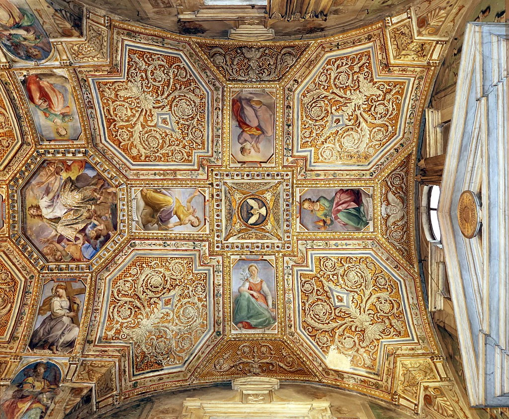 Cappella Serragli in San Marco - Firenze, la volta, dettaglio 3